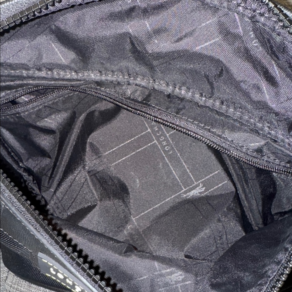 **SOLD** Longchamp Bag Black Nylon Belt Bag Fanny Pack Rare - Picture 13 of 17